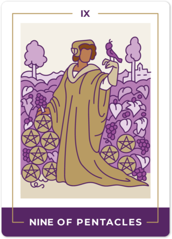 9 Of Pentacles Tarot Card Meaning: Embodying Luxury And Self-Sufficiency