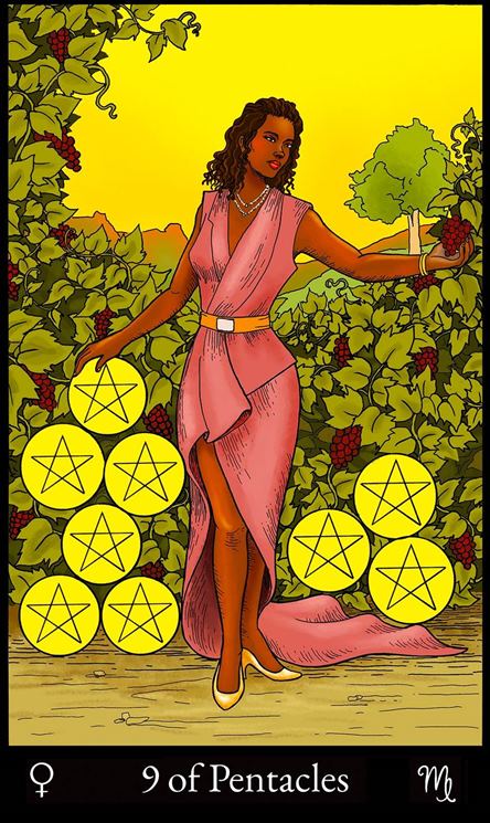 9 Of Pentacles Tarot Card Meaning: Embodying Luxury And Self-Sufficiency