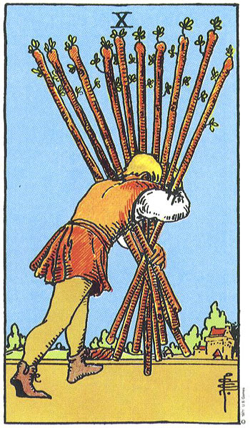 What Does The 10 Of Wands Tarot Card Mean? How Does It Symbolize Challenges And Overcoming Obstacles?