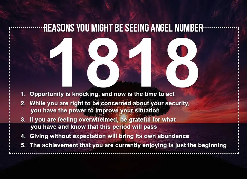 What Does The 1818 Angel Number Mean? Decoding Its Spiritual Message