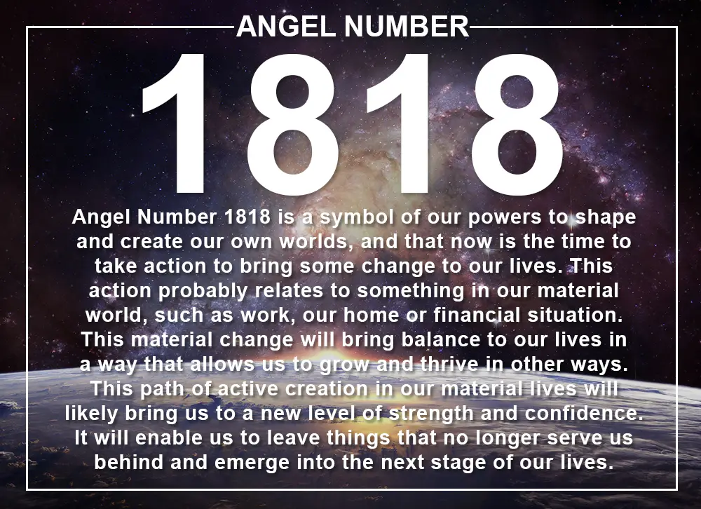 What Does The 1818 Angel Number Mean? Decoding Its Spiritual Message