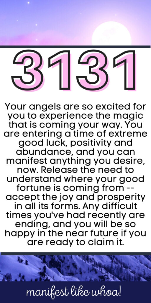 What Does The 3131 Angel Number Mean? Decoding Its Powerful Message Of Balance