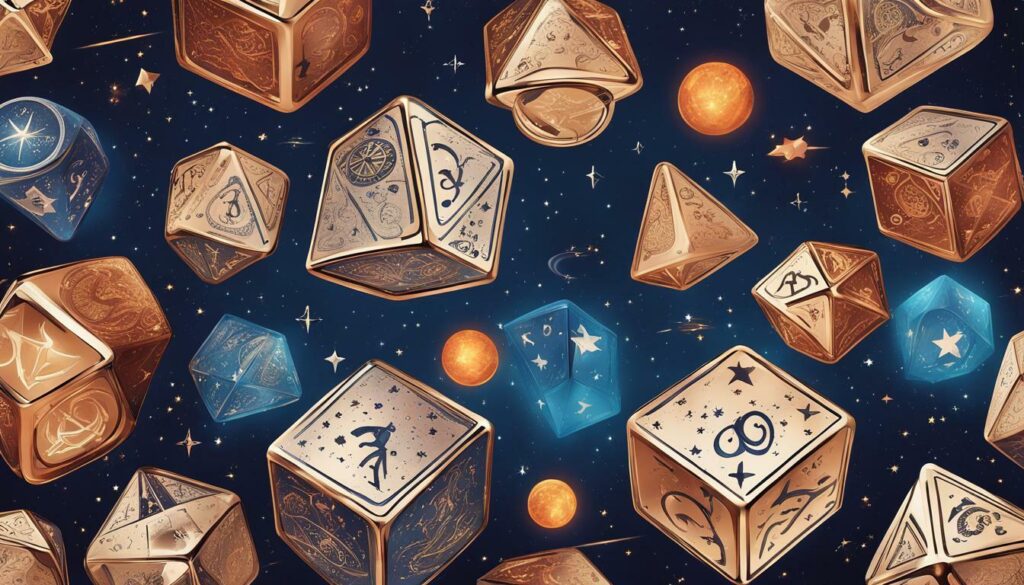 Astrological dice roll