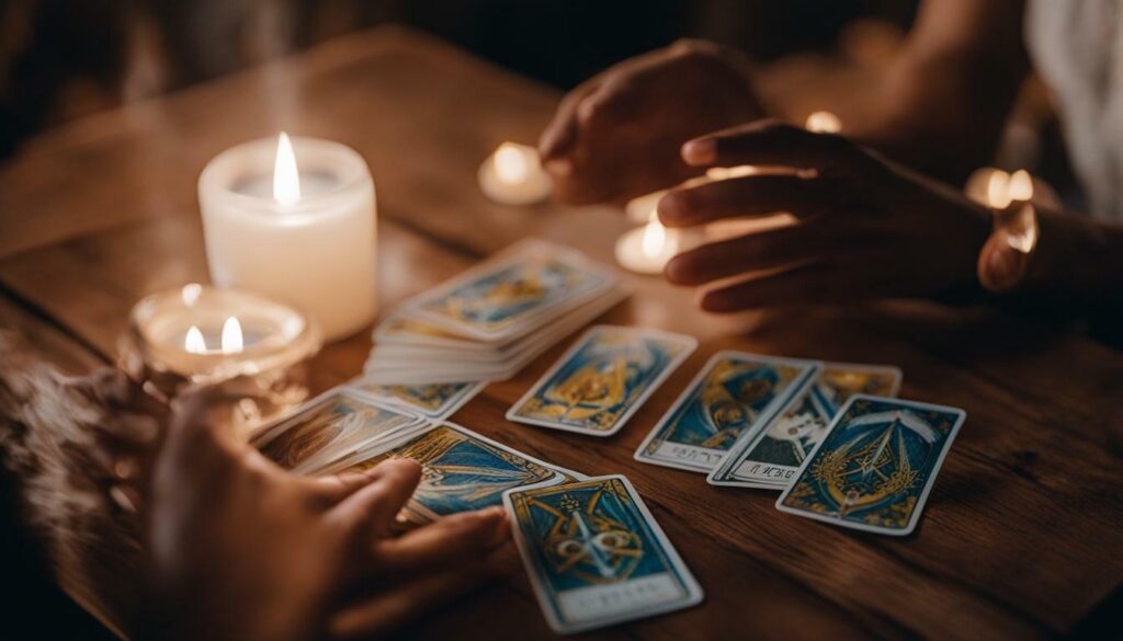 How do you cleanse tarot cards?