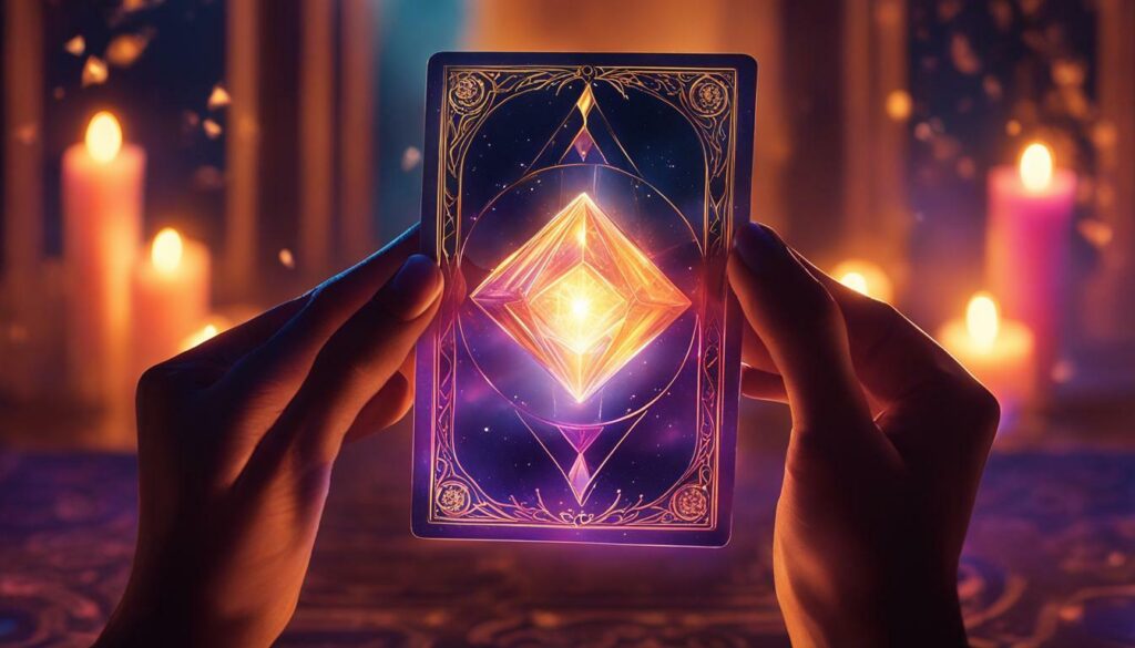 Tarot card energization