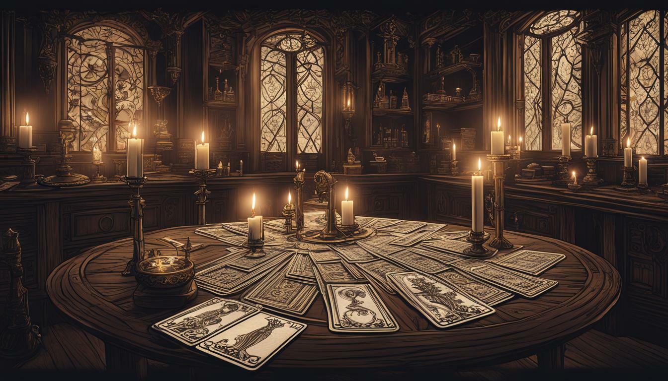 The Dark Mansion Tarot deck