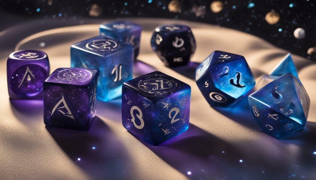 astrological dice