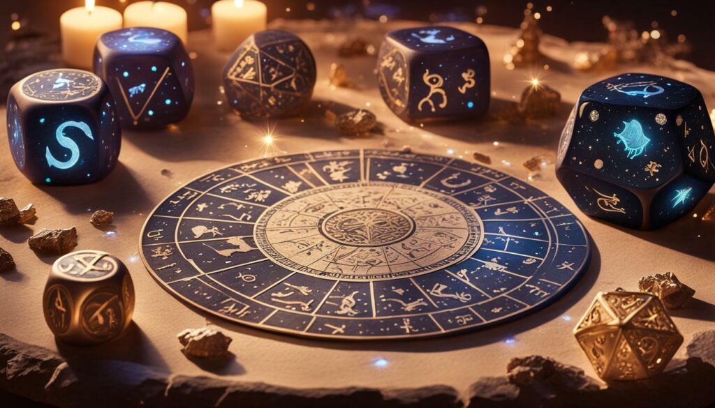 astrology dice and zodiac dice