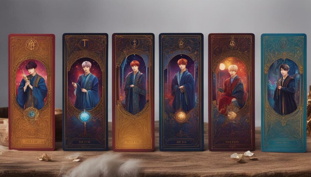 BTS Tarot Card Set