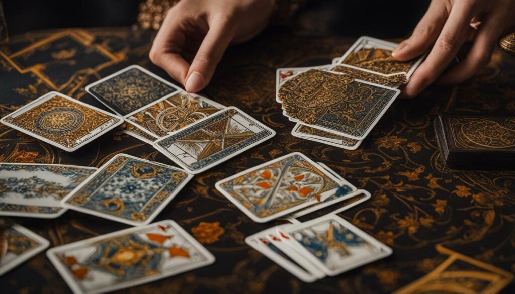 different ways to shuffle tarot cards