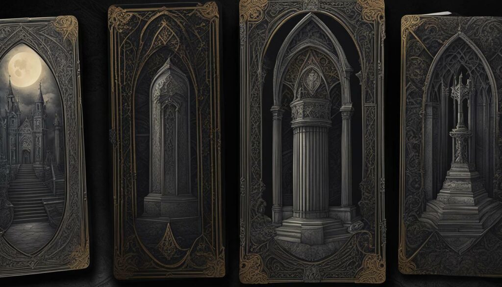 gothic tarot deck image