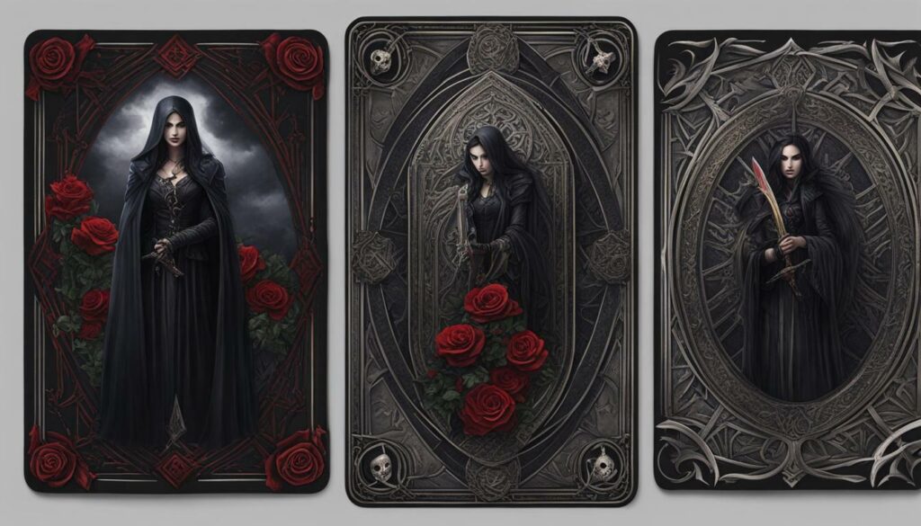 macabre tarot card set